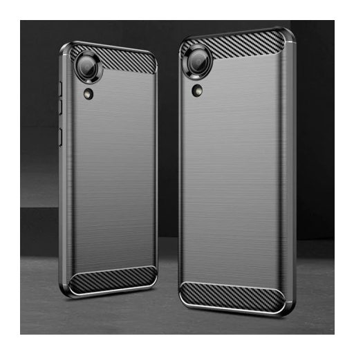Samsung Galaxy A03 Core Carbon szilikon tok fekete