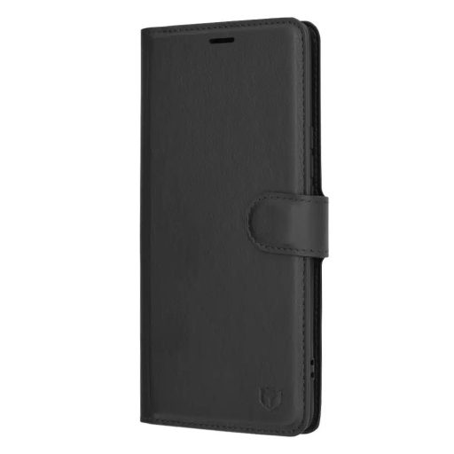 Honor Magic6 Lite bőr hatású összecsukható telefontok fekete