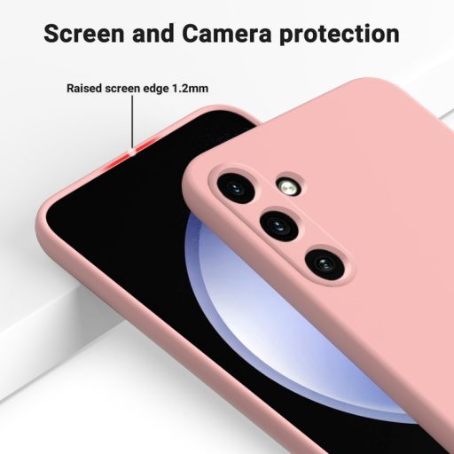 Samsung Galaxy A15 4G/5G softflex tok rózsaszin