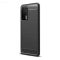 Huawei P40 Carbon mintás szilikon tok fekete