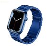 HOCO WA10 szíj Apple Watchhoz 42/44/45/49mm Grand metal kék