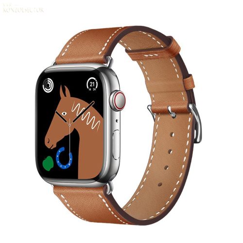 HOCO szíj Apple Watchhoz 38/40/41mm Elegáns bőr barna