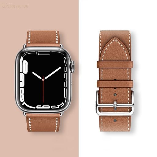 HOCO szíj Apple Watchhoz 38/40/41mm Elegáns bőr barna