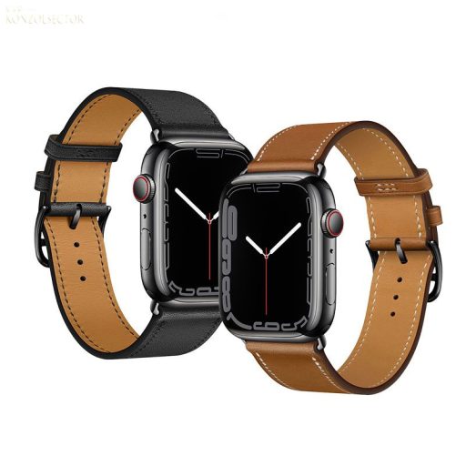 HOCO szíj Apple Watchhoz 38/40/41mm Elegáns bőr barna