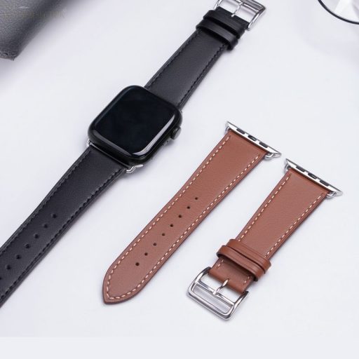 HOCO szíj Apple Watchhoz 38/40/41mm Elegáns bőr barna