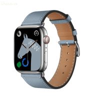 HOCO WA17 szíj Apple Watchhoz 38/40/41mm Elegáns bőr kék