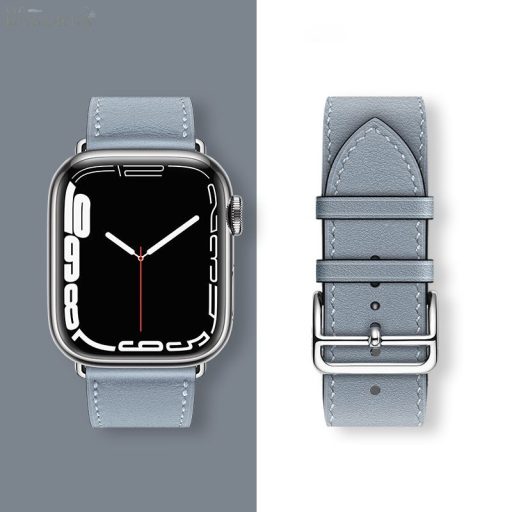 HOCO WA17 szíj Apple Watchhoz 38/40/41mm Elegáns bőr kék