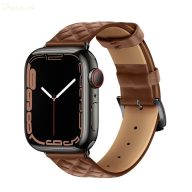   HOCO WA18 szíj Apple Watchhoz 38/40/41mm Elegáns bőr barna