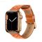 HOCO WA18 szíj Apple Watchhoz 38/40/41mm Elegáns bőr narancs