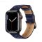 HOCO WA18 szíj Apple Watchhoz 38/40/41mm Elegáns bőr kék