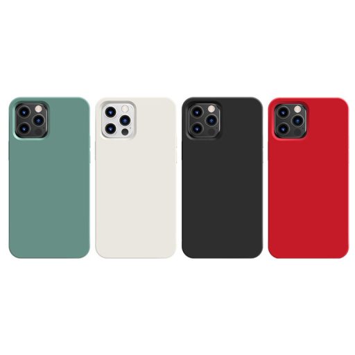 Iphone 12 szilikon tok fekete
