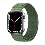  Techsuit-Applewatch-Óraszíj-Katonai zöld-szövet/42/44/45/49mm