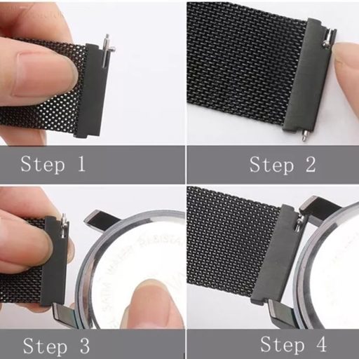 Samsung-Huawei watch 22mm Blue Mágneses óraszíj