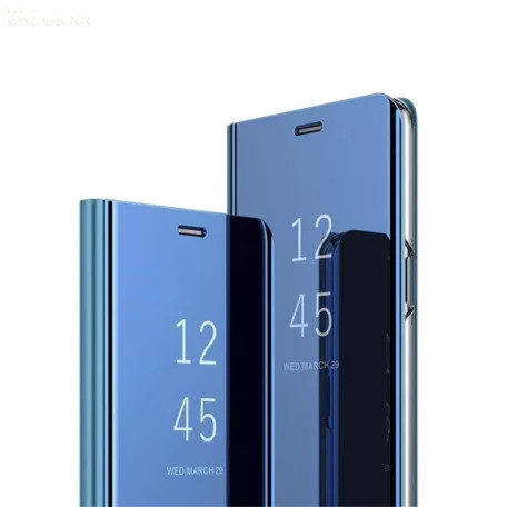 Samsung Note 10 kék oldalra nyílós tükrös tok