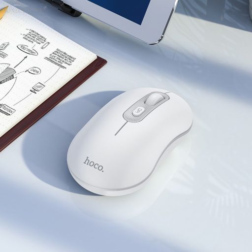 HOCO vezeték nélküli egér 2.4G 1600 dpi GM21 (Fehér) Plug and Play