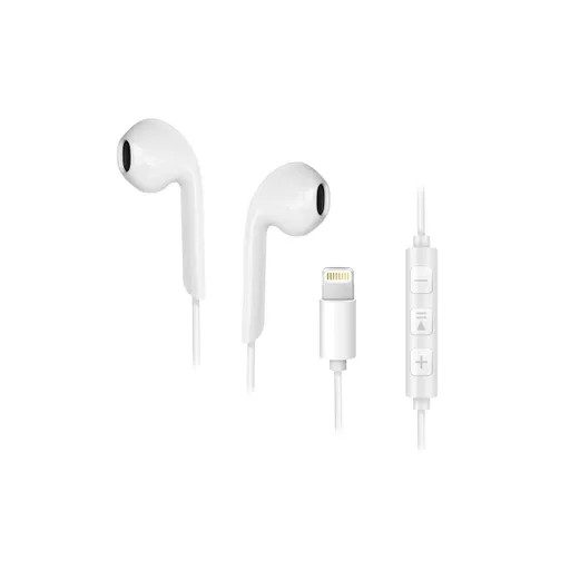 Forcell HF Stereo Headset Iphone Lightning csatlakozóval fehér