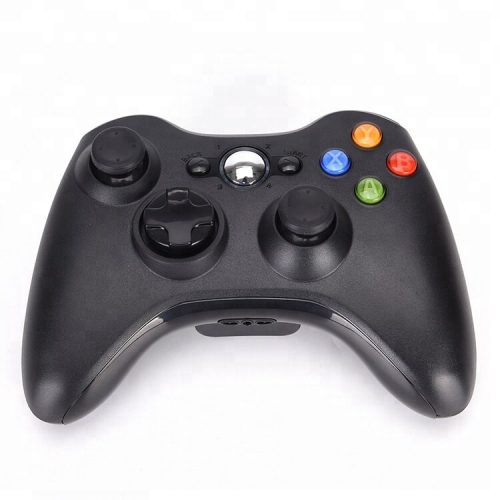 Xbox360 kompatibilis fekete kontroller (vezeték nélküli OEM)