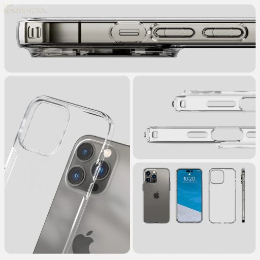 Spigen Liquid Crystal iPhone 13 átlátszó tok 