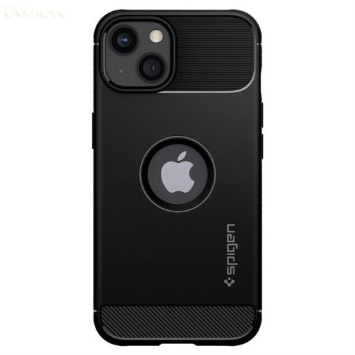 Spigen Rugged Armor iPhone 13 matt fekete tok