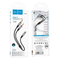 HOCO 3.5 Audio adapter 2in1 25cm (Female to 2 Male)
