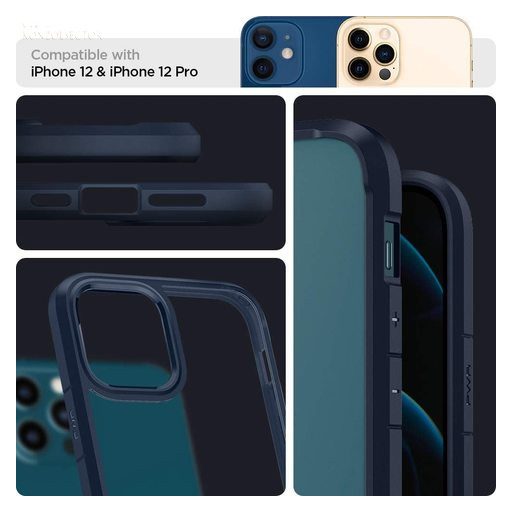 Spigen Ultra hybrid iPhone 12/ iPhone 12 Pro Navy Blue telefontok