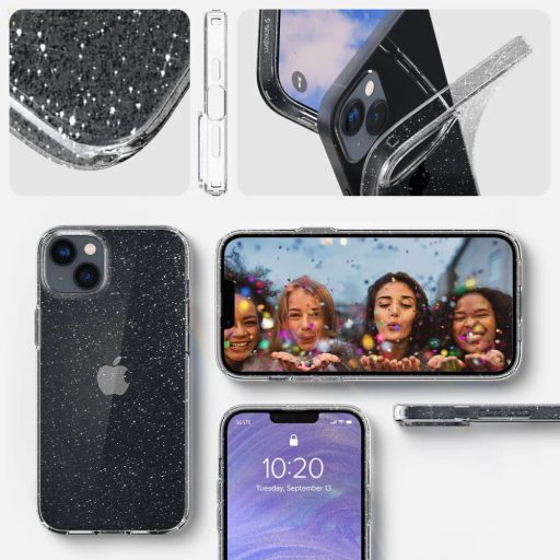 Spigen Liquid Crystal Glitter iPhone 14 Plus csillogós kristály tok