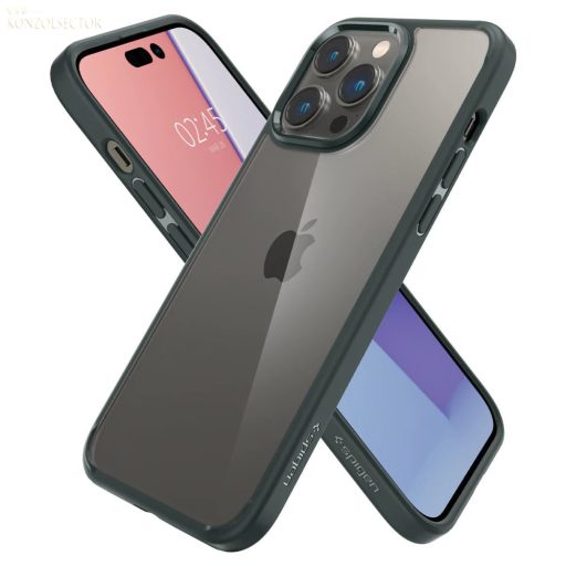 iPhone 14 Pro Spigen Ultra Hybrid tok Abyss zöld