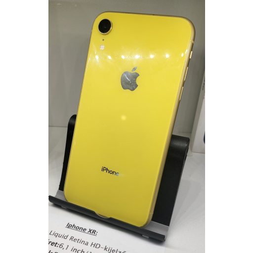 Iphone XR Sárga 64Gb Új Akkumulátorral 