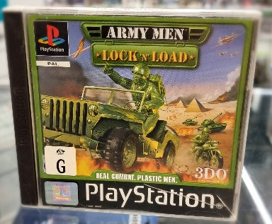 Playstation 1 Army Men Lock 'n' Load