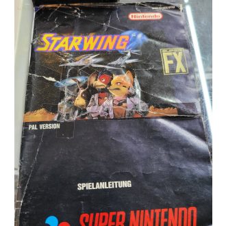 SNES Starwing dobozos