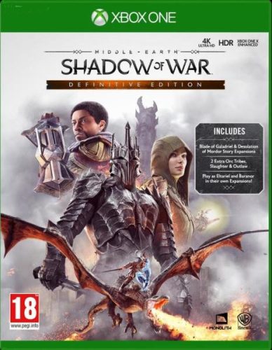 XboxOne Shadow of War Definitive Edition használt