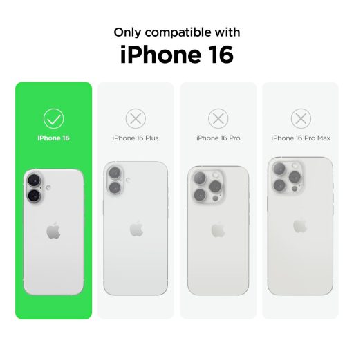iPhone 16 szilikon tok fekete